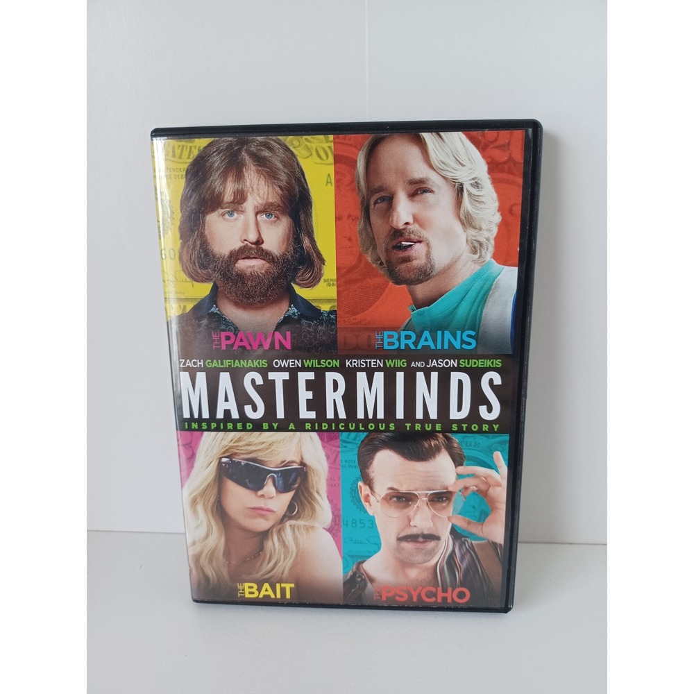 Masterminds On DVD Comedy Movie Electronics Entertainment Media